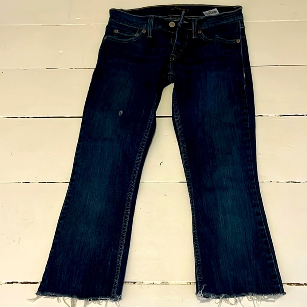 Levis 524 Superlow Bootcut Jeans - cropped